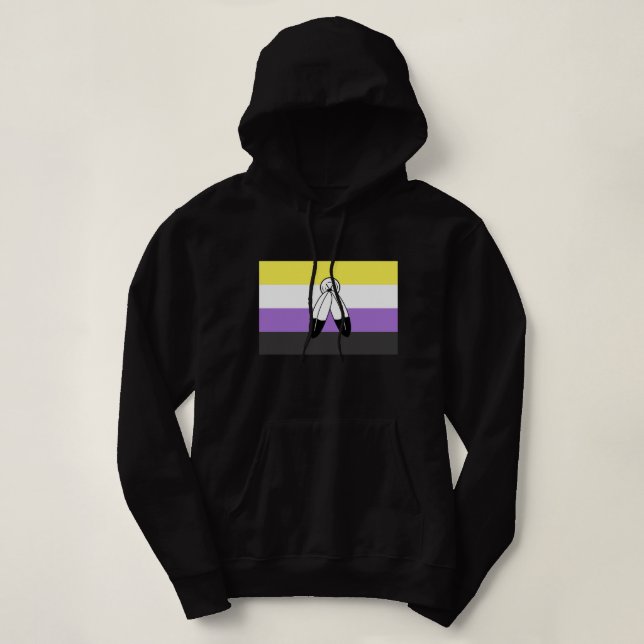 Two-Spirit Icke-binär Prideflagga T Shirt (Design framsida)