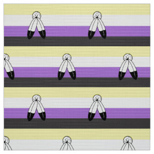 Two-Spirit Icke-binär Prideflagga Tyg