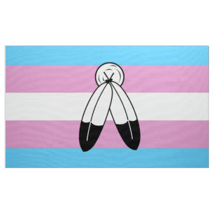 Two-Spirit Trans Pride Flagga Tyg
