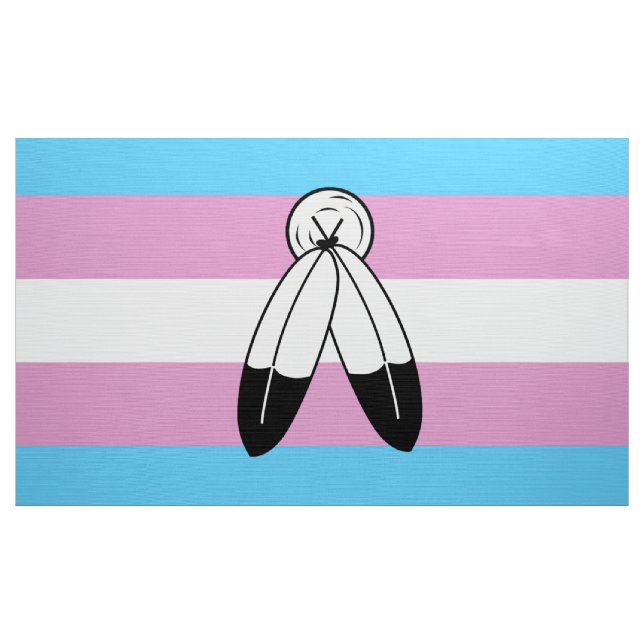 Two-Spirit Trans Pride Flagga Tyg (Yard)
