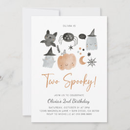 Two Spooky | Spök inbjudan | Spooky 2:a