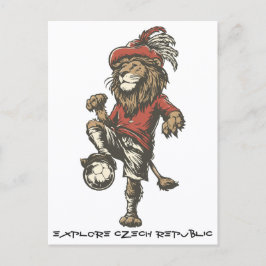 Two‑Tailed Lion Striker Vykort