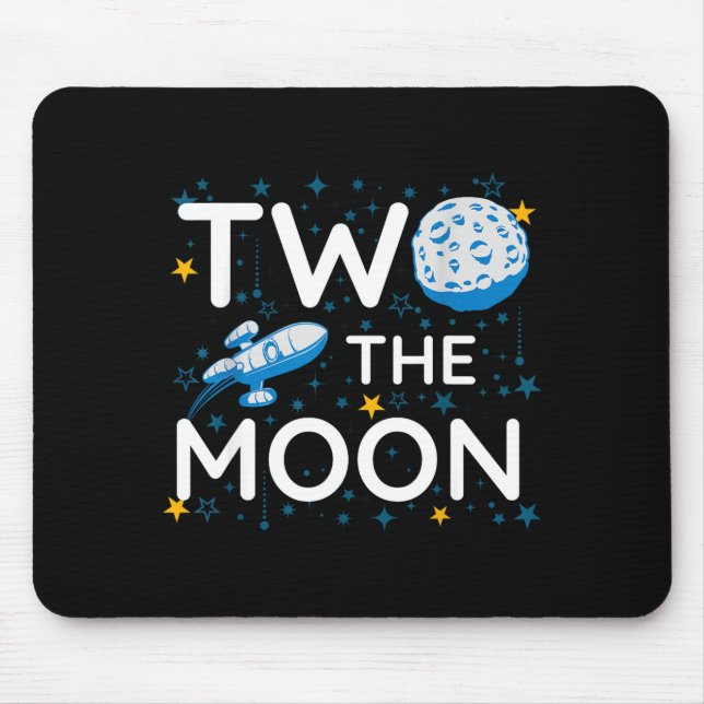 Two The Moon 2nd Planets Lover Birthday Space Rock Musmatta (Framsidan)