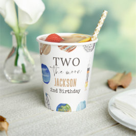 Two The Moon | Modern Space 2nd Birthday Décor