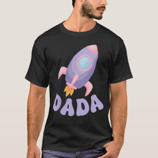 Two The Moon Pappa Till Födelsedagsflickan Astrona T Shirt
