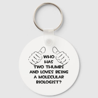 Two Thumbs .. Molecular Biologist Nyckelring