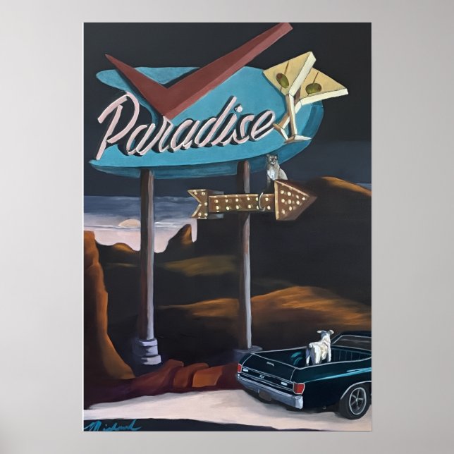 Two Tickets a Retro Las Vegas Sign poster (Framsidan)