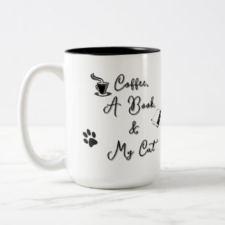 Two-tone Mug 15 oz (black on white) Två-Tonad Mugg