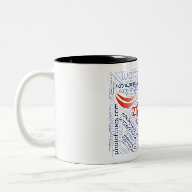 Two-tone mug (landscape) Två-Tonad mugg (Vänster)