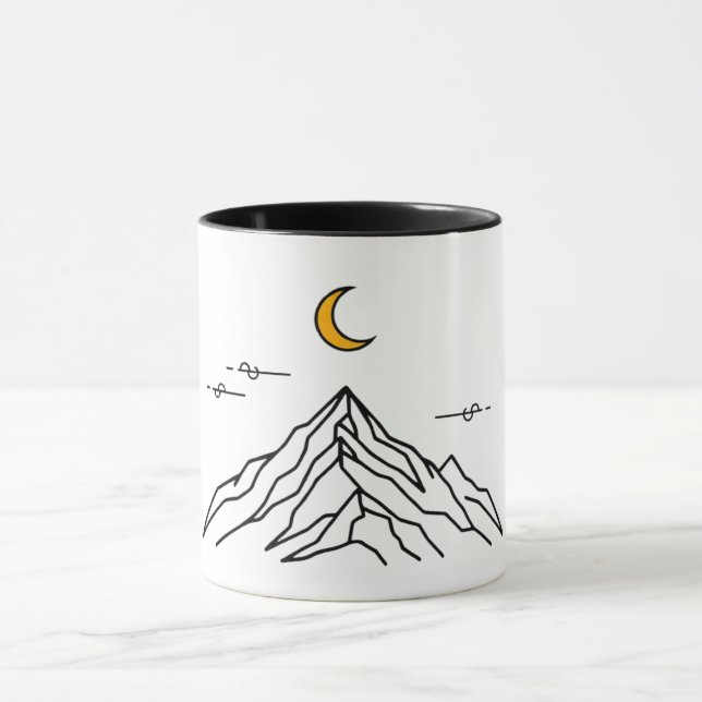 Two-Tone Mug “Mountain & Moon” Mugg (Center)