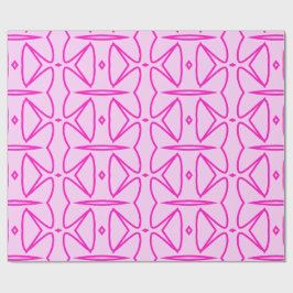 Two Toned Pink Pattern Wrapping Paper Presentpapper