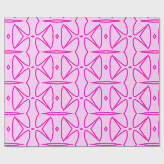 Two Toned Pink Pattern Wrapping Paper Presentpapper