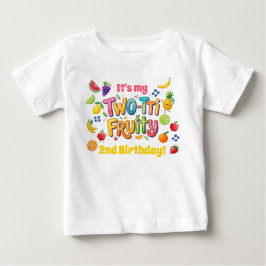 Two-tti Fruity 2nd Birthday Party T Shirt