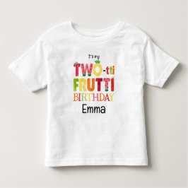 Two-tti Frutti Cutie Fruit 2-års födelsedagsfest T Shirt