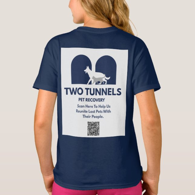 Two Tunnels Kids T-shirt  (Baksida)