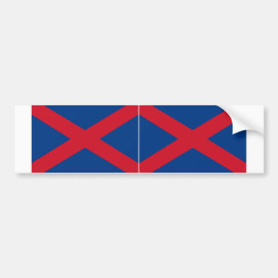TWO Voortrekker Flagga Bildekal