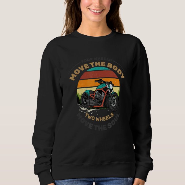 Two Wheels Move the Soul American Bikeriders Club T Shirt (Framsida)