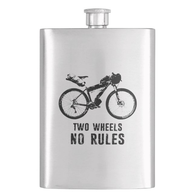 Two Wheels No Rules Cykelpackning Fickplunta (Framsidan)