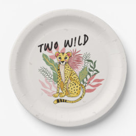 Two Wild Safari Pink Cheetah Kids Birthday Party