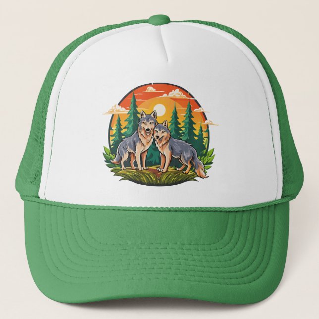 Two wolves keps (Framsida)