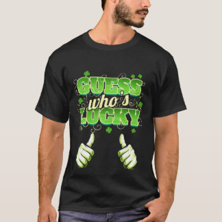 Twohumps Visar Gissa Vem Som Är Lucky På St vän T Shirt