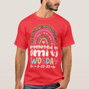 Twosday Omi Grandma Nyfödd bebis Shower-meddelande T Shirt
