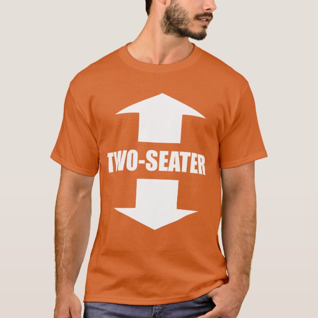 TwoSeater Se sey-smutsig stam som säger gåva T Shirt (Framsida)