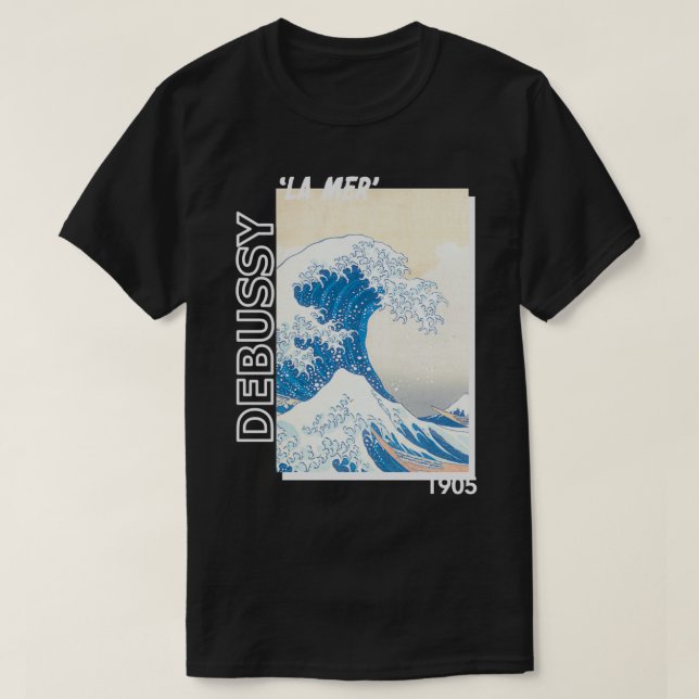 twoset violin debussy la mer 1905 t shirt (Design framsida)