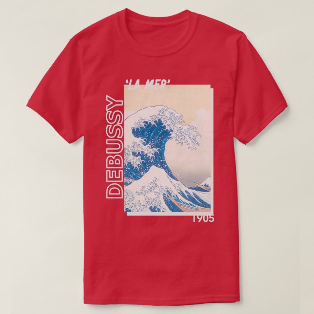 twoset violin debussy la mer 1905  t shirt (Design framsida)