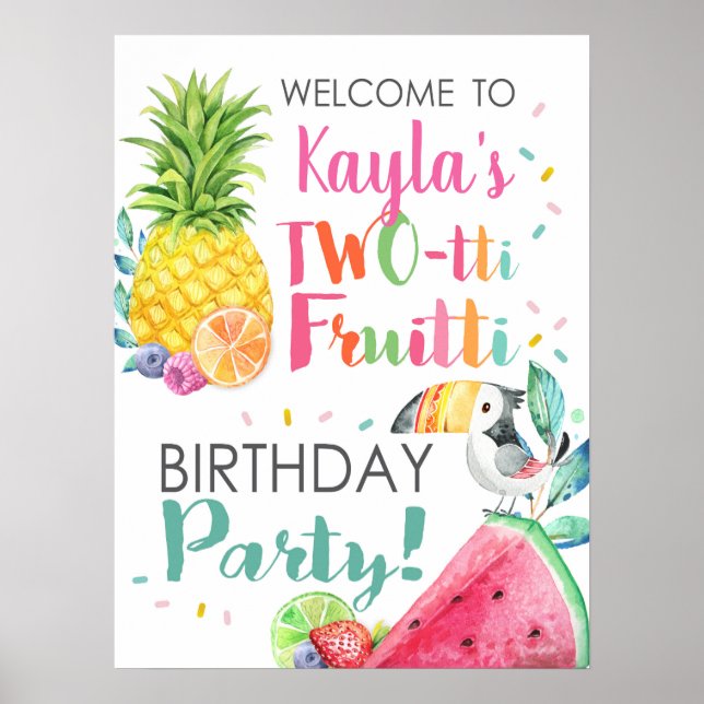 Twotti Fruitt Party Poster (Framsidan)