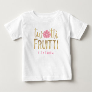 Twotti Fruitti Rosa Lemon Andra födelsedag T Shirt