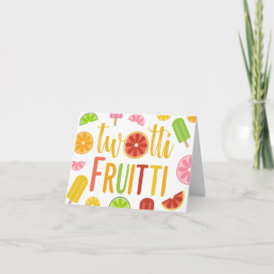 Twotti Fruitti understöder citrusa ispop Inbjudan