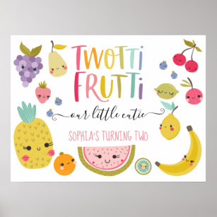 Twotti Frutti, andra Födelsedagsfesten Poster