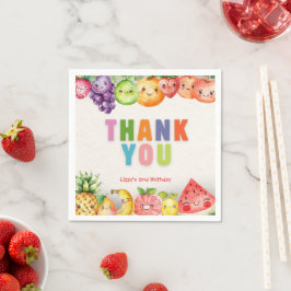 Twotti Frutti Fruit Theme Tack Pappersservett