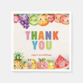 Twotti Frutti Fruit Theme Tack Pappersservett