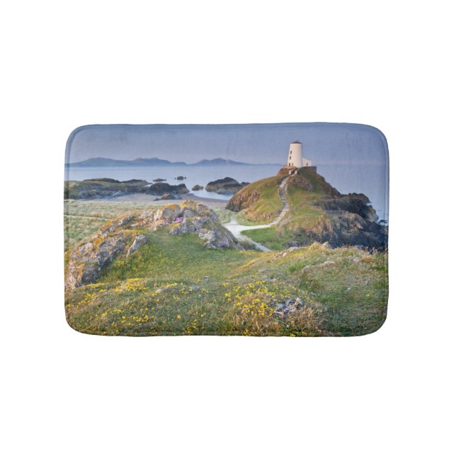 Twr Mawr-fyr på den Llanddwyn ön Badrumsmatta (Framsidan)