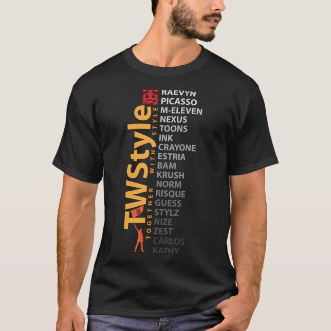 TWStyle Roll Call T Shirt (Framsida)