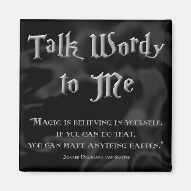 TWtM Magic Goethe Magnet (Framsidan)