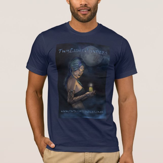 Twylight stearinljus tee shirt (Framsida)