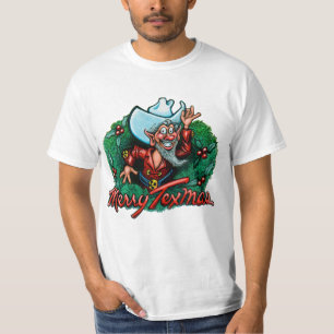 TX Backe Land Tecknad Karta T-shirt