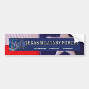 TX-flagga kvadrerar, texas krigsmaktar Bildekal