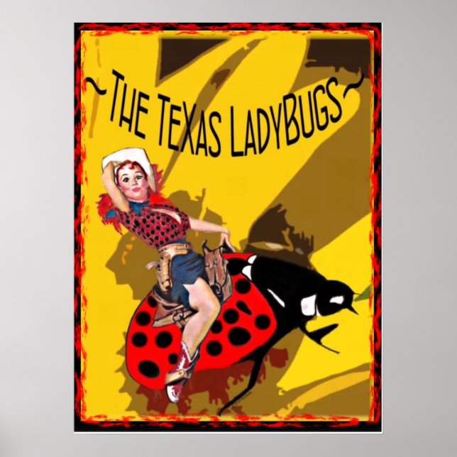 TX LadyBugs Poster med Kattunge Kryp (Framsidan)