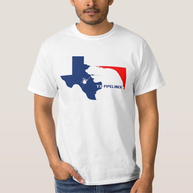 TX "ligaserie" Pipeliner Tee Shirt (Framsida)
