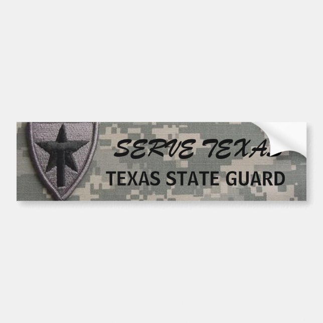 txsg lappar vänstra SERVERAA TEXAS, TEXAS DEN Bildekal (Framsidan)