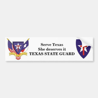 TXSG serveraa Texas förtjänar hon den Bildekal