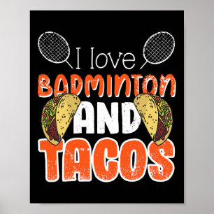 Ty Badminton Gift Idea för Badminton Player 1 Poster