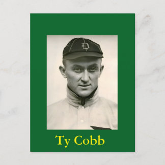 Ty Cobb Wall Art Tapestery Vykort