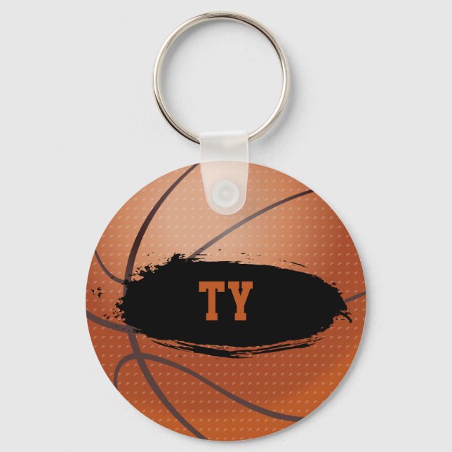 Ty Grunge Basketball Keychain / Nyckelring (Framsida)