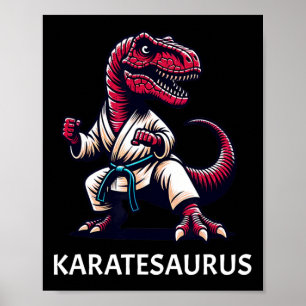 Ty Karate Älskare presenter och Karatist Outfit Un Poster