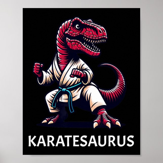 Ty Karate Älskare presenter och Karatist Outfit Un Poster (Framsidan)